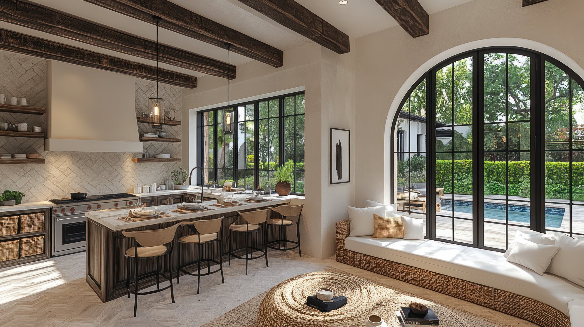 Modern Farmhouse Kitchen by TrueLux Fine Homes Modern Farmhouse Kitchen by TrueLux Fine Homes