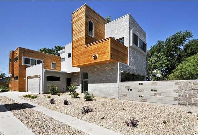 Modern custom home with unique architecture by Truelux Fine Homes in Austin, Texas-1